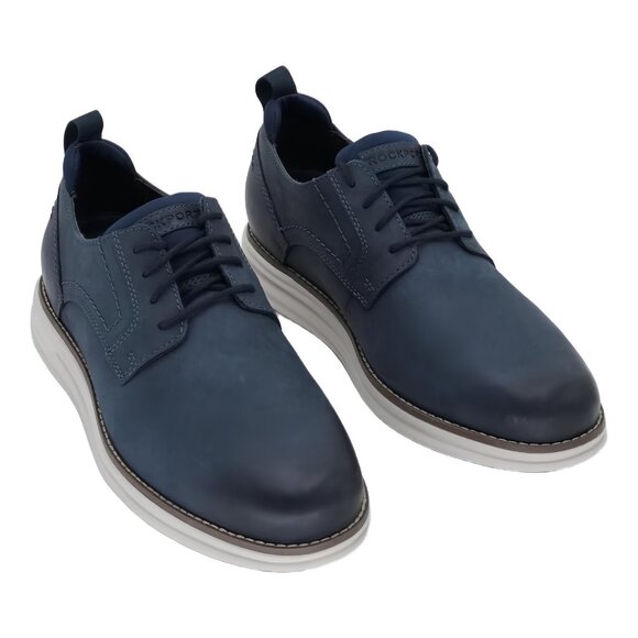 Rockport Canton Casual Oxford Sneaker Leather Dark Blue US 8W EU 41